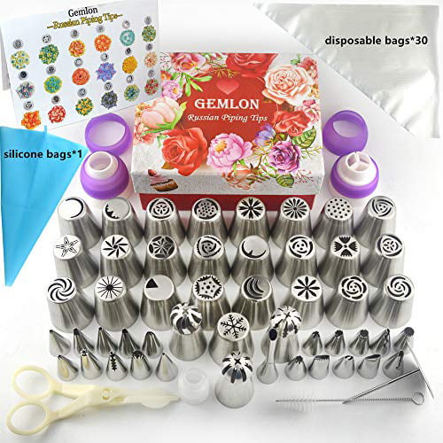 Kits Of Russian Flower Cake Decorating Icing Piping Nozzles Tips Baking Tool